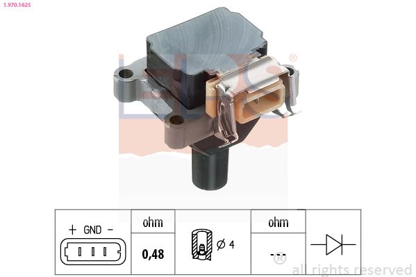 Ignition Coil EPS 1.970.162S