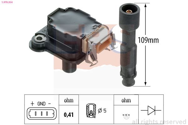 Ignition Coil EPS 1.970.354