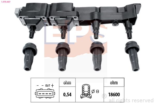 Ignition Coil EPS 1.970.407