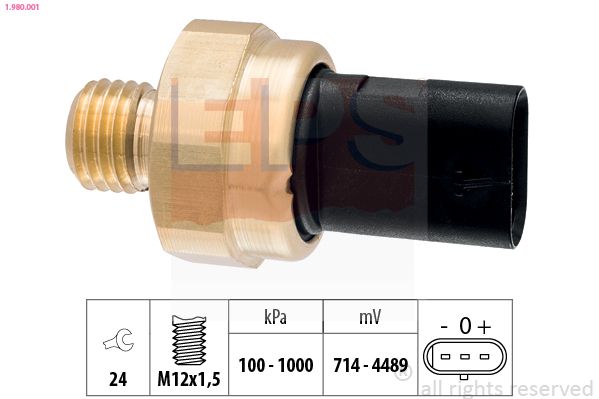 Sensor, oil pressure EPS 1.980.001