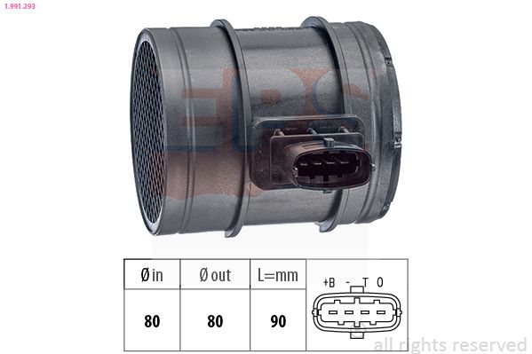 Mass Air Flow Sensor EPS 1.991.293