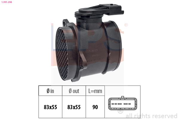 Mass Air Flow Sensor EPS 1.991.298