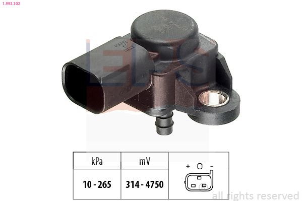 Air Pressure Sensor, altitude adaption EPS 1.993.102