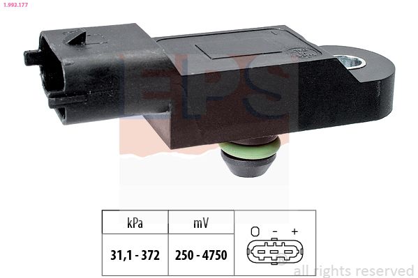 Air Pressure Sensor, altitude adaption EPS 1.993.177