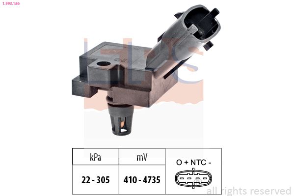 Air Pressure Sensor, altitude adaption EPS 1.993.186