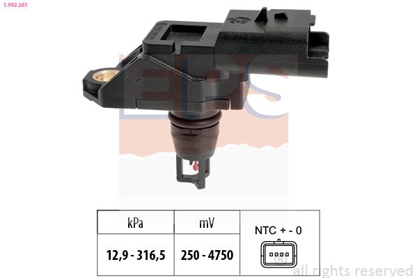 Air Pressure Sensor, altitude adaption EPS 1.993.261