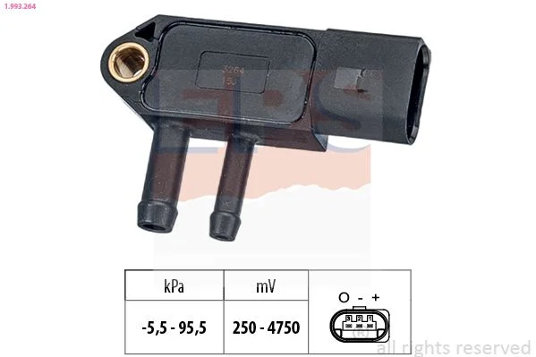 Oro slėgio jutiklis, aukščio adaptacija EPS 1.993.264