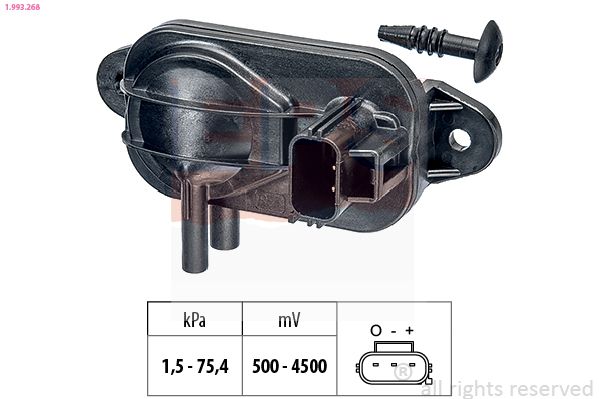 Air Pressure Sensor, altitude adaption EPS 1.993.268