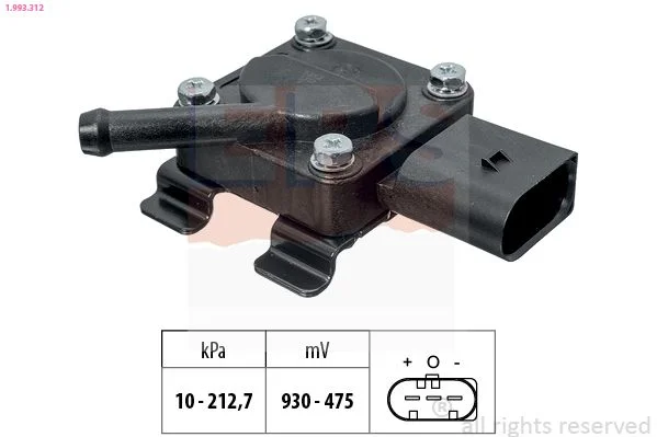 Jutiklis, išmetimo slėgis EPS 1.993.312