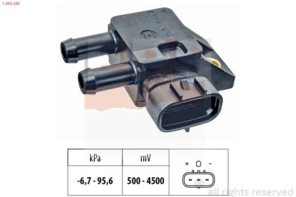Jutiklis, išmetimo slėgis EPS 1.993.386