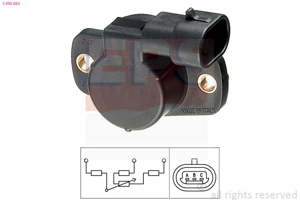 Sensor, throttle position EPS 1.995.083