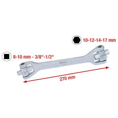 Ключ для оливного піддона KS TOOLS 150.9302