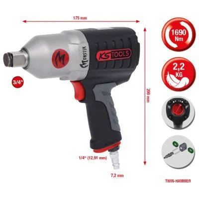 Impact Wrench (compressed air) KS TOOLS 515.3785