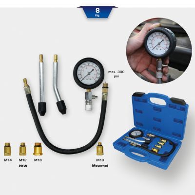 Suspaudimo slėgio bandymo rinknys KS TOOLS BT581100