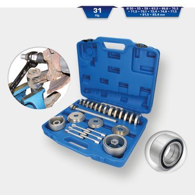 Mounting Tool Set, wheel hub/wheel bearing KS TOOLS BT671650