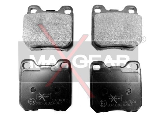 Brake Pad Set, disc brake MAXGEAR 19-0401