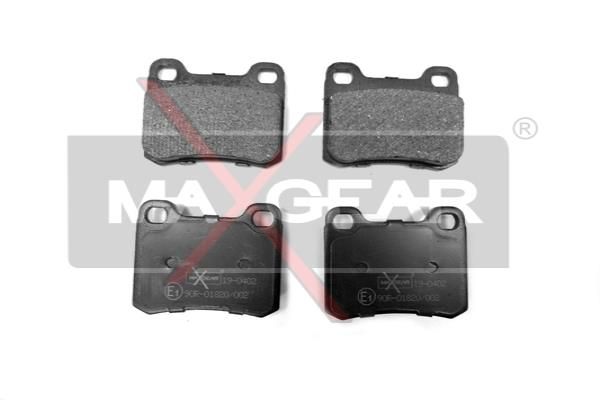 Brake Pad Set, disc brake MAXGEAR 19-0402