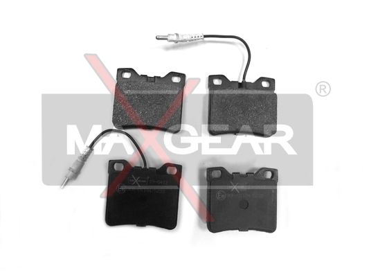 Brake Pad Set, disc brake MAXGEAR 19-0412