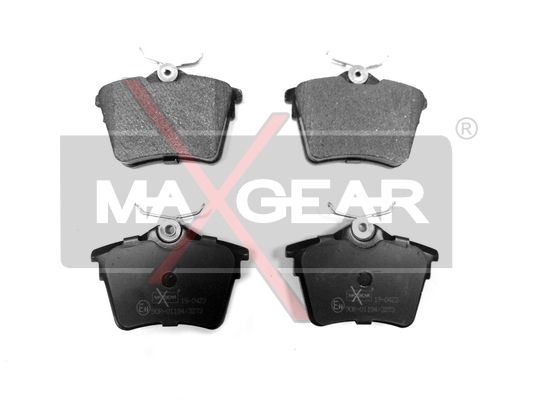 Комплект гальмівних накладок, дискове гальмо MAXGEAR 19-0423