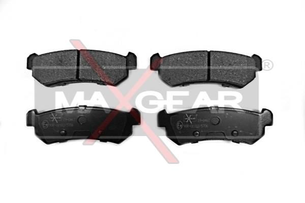 Комплект гальмівних накладок, дискове гальмо MAXGEAR 19-0467