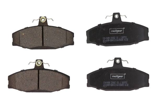 Brake Pad Set, disc brake MAXGEAR 19-0490