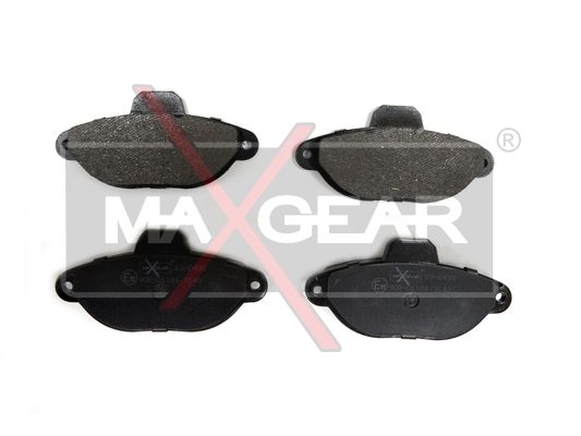 Комплект гальмівних накладок, дискове гальмо MAXGEAR 19-0493