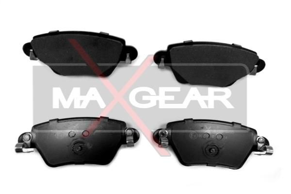 Комплект гальмівних накладок, дискове гальмо MAXGEAR 19-0495