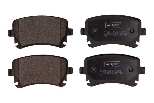 Brake Pad Set, disc brake MAXGEAR 19-0497