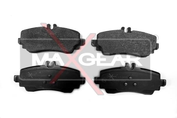 Комплект гальмівних накладок, дискове гальмо MAXGEAR 19-0498