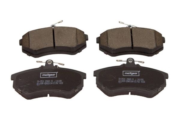 Brake Pad Set, disc brake MAXGEAR 19-0501