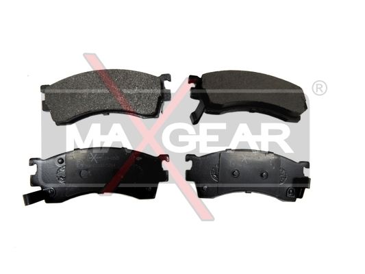 Комплект гальмівних накладок, дискове гальмо MAXGEAR 19-0565