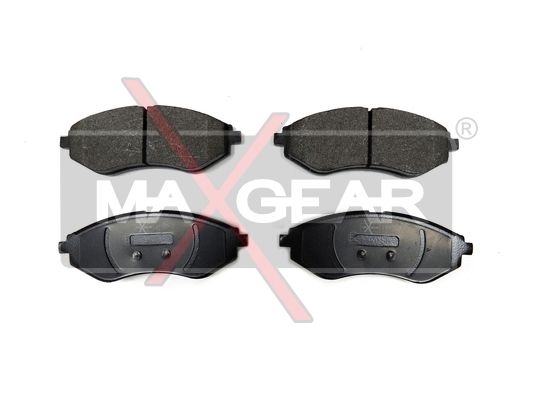 Комплект гальмівних накладок, дискове гальмо MAXGEAR 19-0568