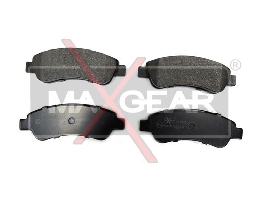 Комплект гальмівних накладок, дискове гальмо MAXGEAR 19-0575