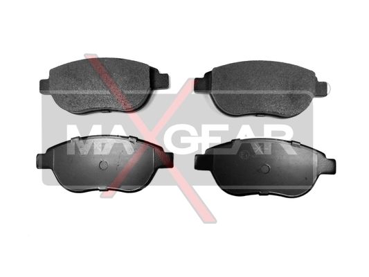 Комплект гальмівних накладок, дискове гальмо MAXGEAR 19-0576