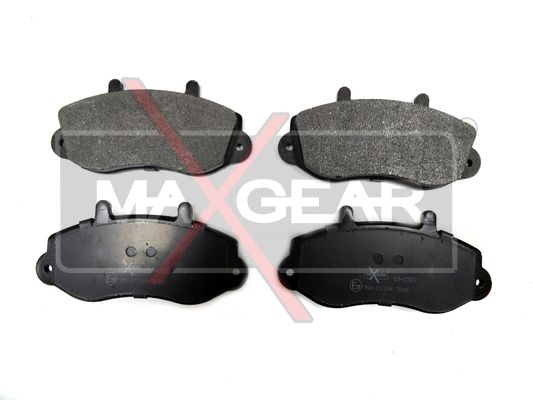 Комплект гальмівних накладок, дискове гальмо MAXGEAR 19-0587