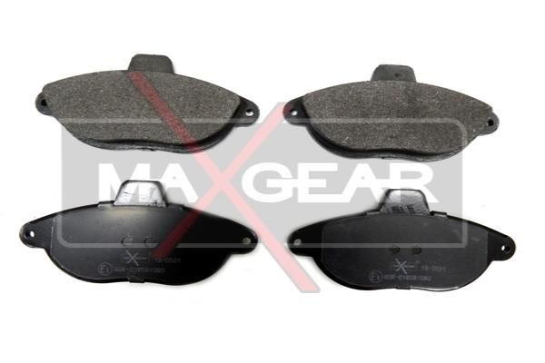 Brake Pad Set, disc brake MAXGEAR 19-0591