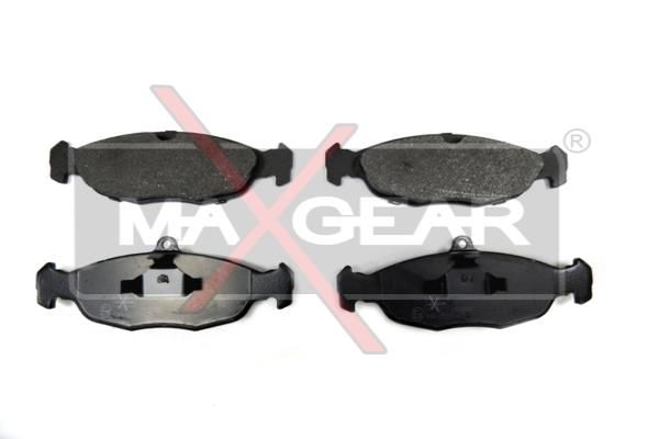 Комплект гальмівних накладок, дискове гальмо MAXGEAR 19-0592