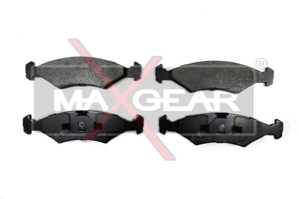 Комплект гальмівних накладок, дискове гальмо MAXGEAR 19-0627