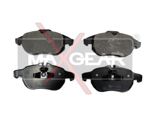 Комплект гальмівних накладок, дискове гальмо MAXGEAR 19-0632