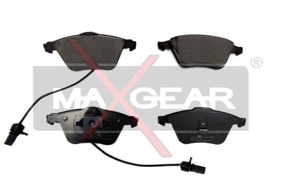 Комплект гальмівних накладок, дискове гальмо MAXGEAR 19-0633