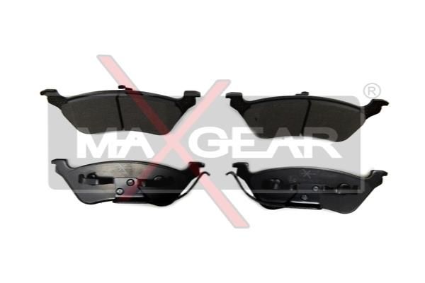 Комплект гальмівних накладок, дискове гальмо MAXGEAR 19-0646