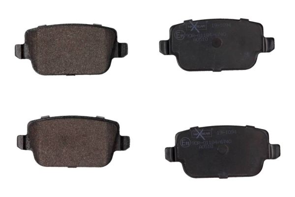 Brake Pad Set, disc brake MAXGEAR 19-1094