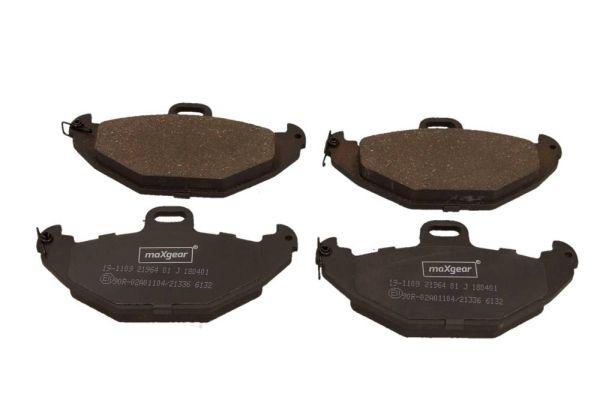 Brake Pad Set, disc brake MAXGEAR 19-1109