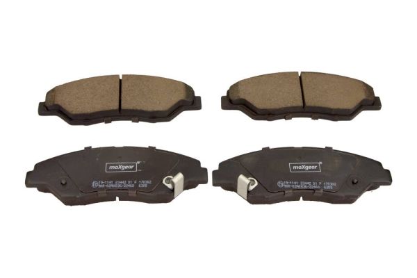 Brake Pad Set, disc brake MAXGEAR 19-1141