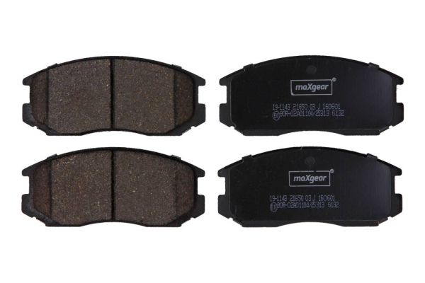 Brake Pad Set, disc brake MAXGEAR 19-1143