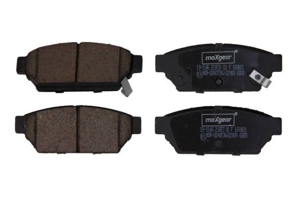 Brake Pad Set, disc brake MAXGEAR 19-1146