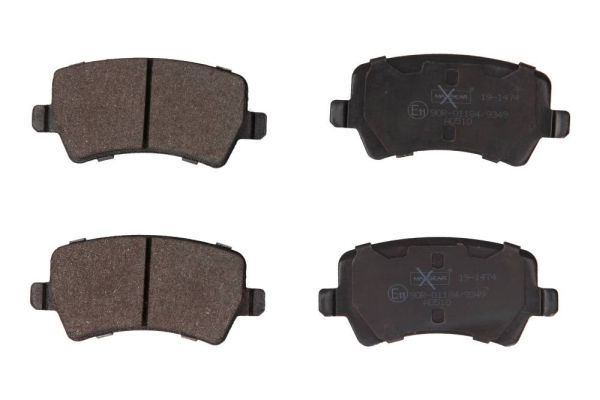 Brake Pad Set, disc brake MAXGEAR 19-1474