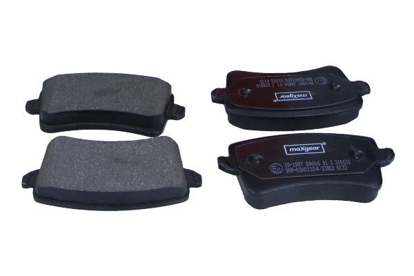 Brake Pad Set, disc brake MAXGEAR 19-1997