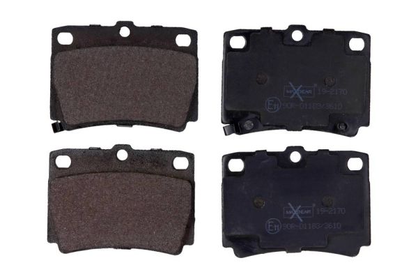 Brake Pad Set, disc brake MAXGEAR 19-2170