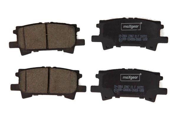 Brake Pad Set, disc brake MAXGEAR 19-2884